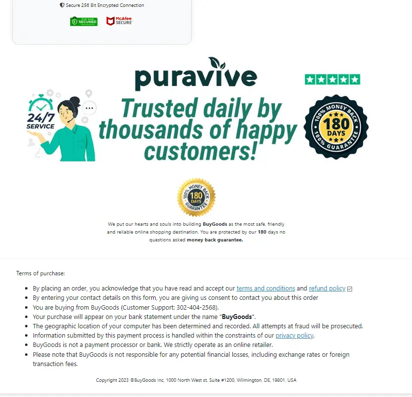 puravive-order-page-two